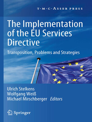 cover image of The Implementation of the EU Services Directive